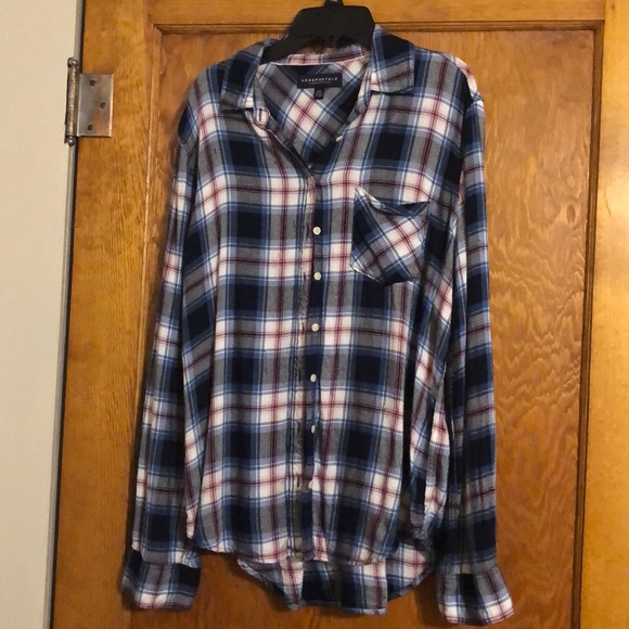 Aeropostale plaid button down shirt - Picture 1 of 8